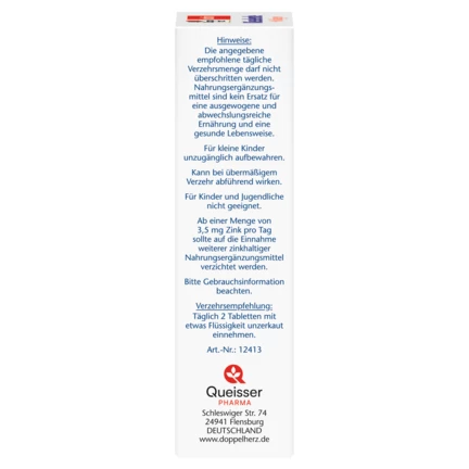 Abbildung der Produktverpackung Doppelherz aktiv Kieselerde + Kollagen Seitenansicht links